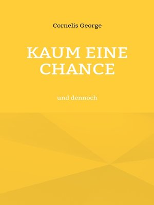 cover image of Kaum eine Chance